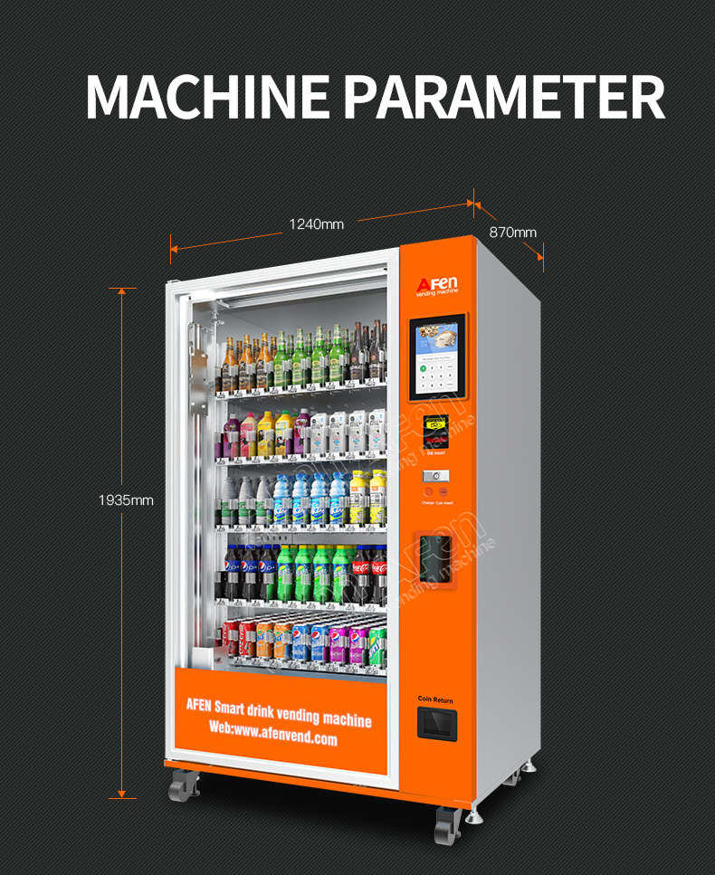 AF-CCH-60N Nápojový automat s možností skla